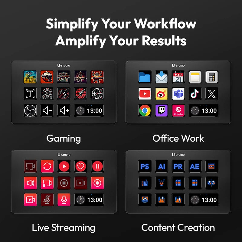 Ulanzi D200 Stream Deck Production Console and Studio Controller