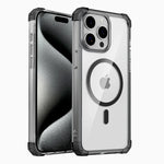 Shockproof Armor Transparent MagSafe Case for iPhone 15 Series