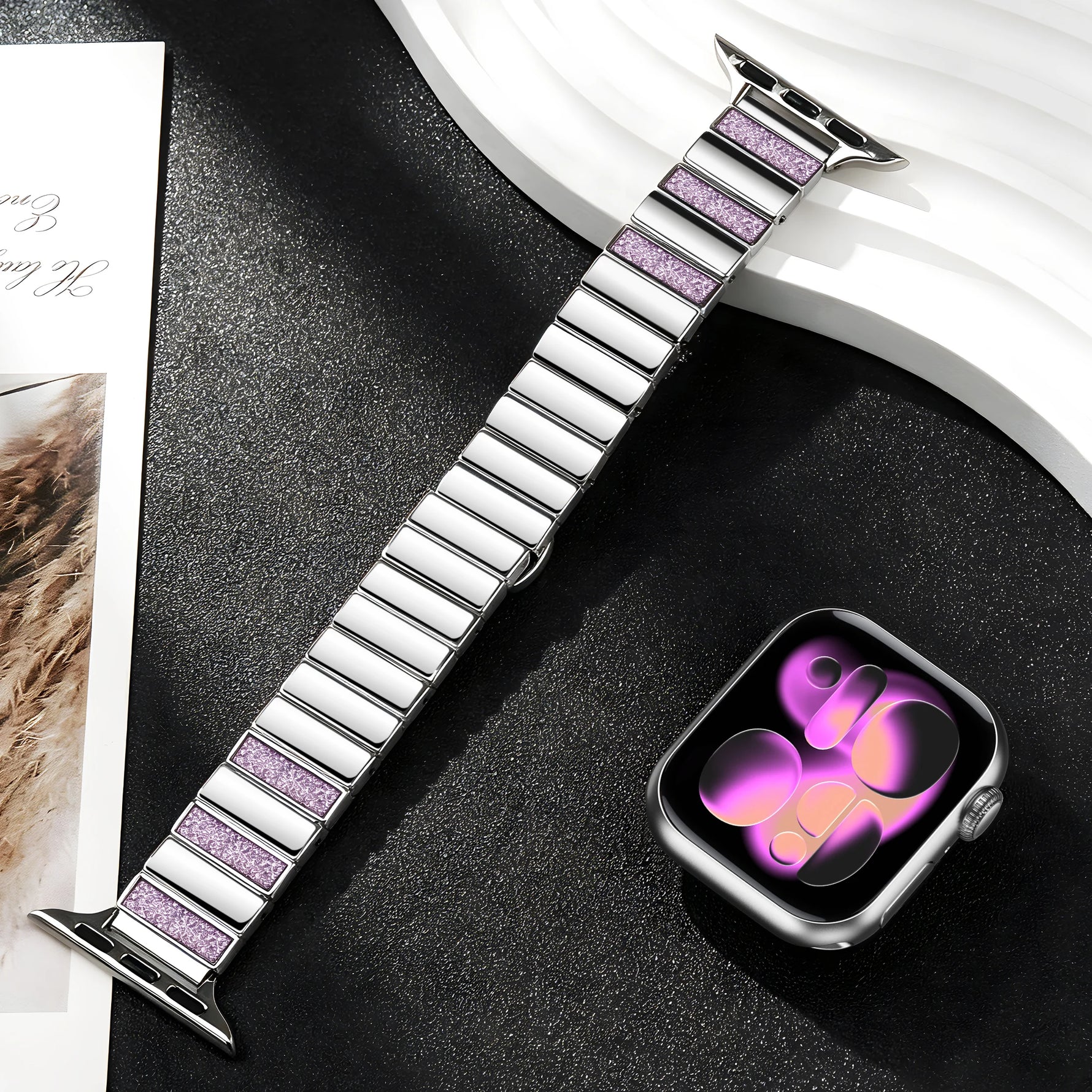 Women's Metal Bracelet for Apple Watch