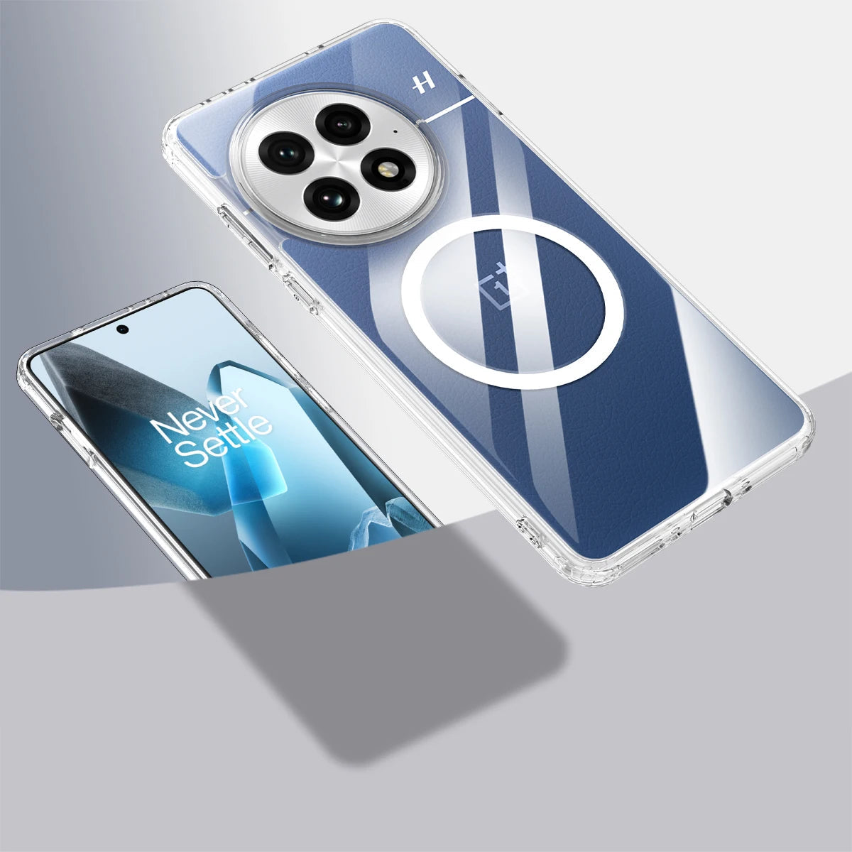 Anti-Yellow Luxury TPU+PC Magnetic Case for OnePlus 13