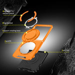 Samsung Galaxy Z Flip 7 Luxury Magnetic Charging Case with Ring Holder