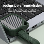 Hagibis 240W USB4 Type-C Keychain Cable