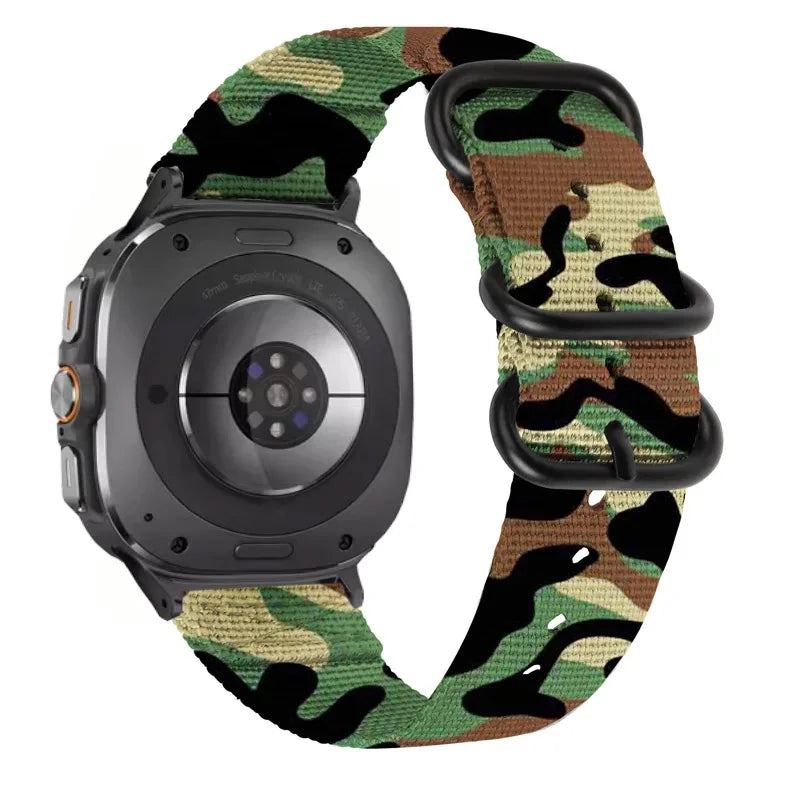 Durable Military Nylon Strap for Samsung Galaxy Watch Ultra