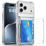 Anti-Yellow Transparent Wallet Case for iPhone 17 Series