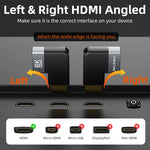 CABLETIME Left-Angle HDMI 2.1 Converter Adapter