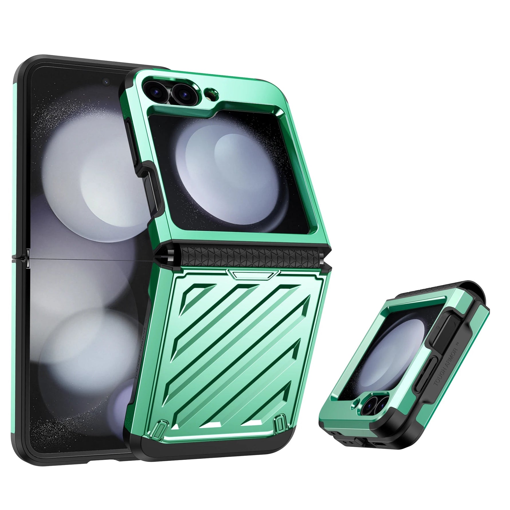 Premium Electroplated Hinge Protective Case for Samsung Galaxy Z Flip 6