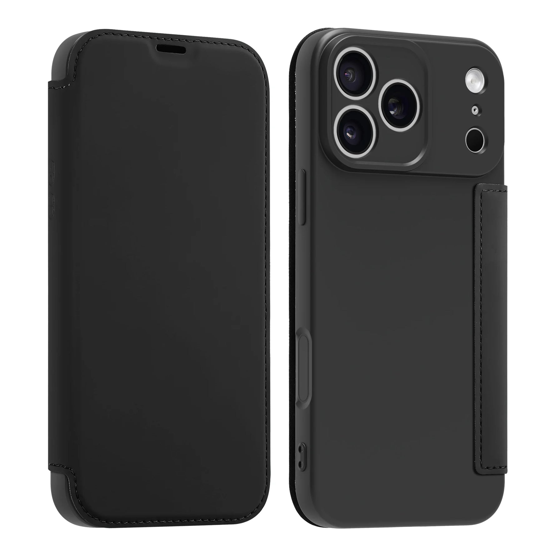 iPhone 17 Series Protective Flip Case with Card Slots