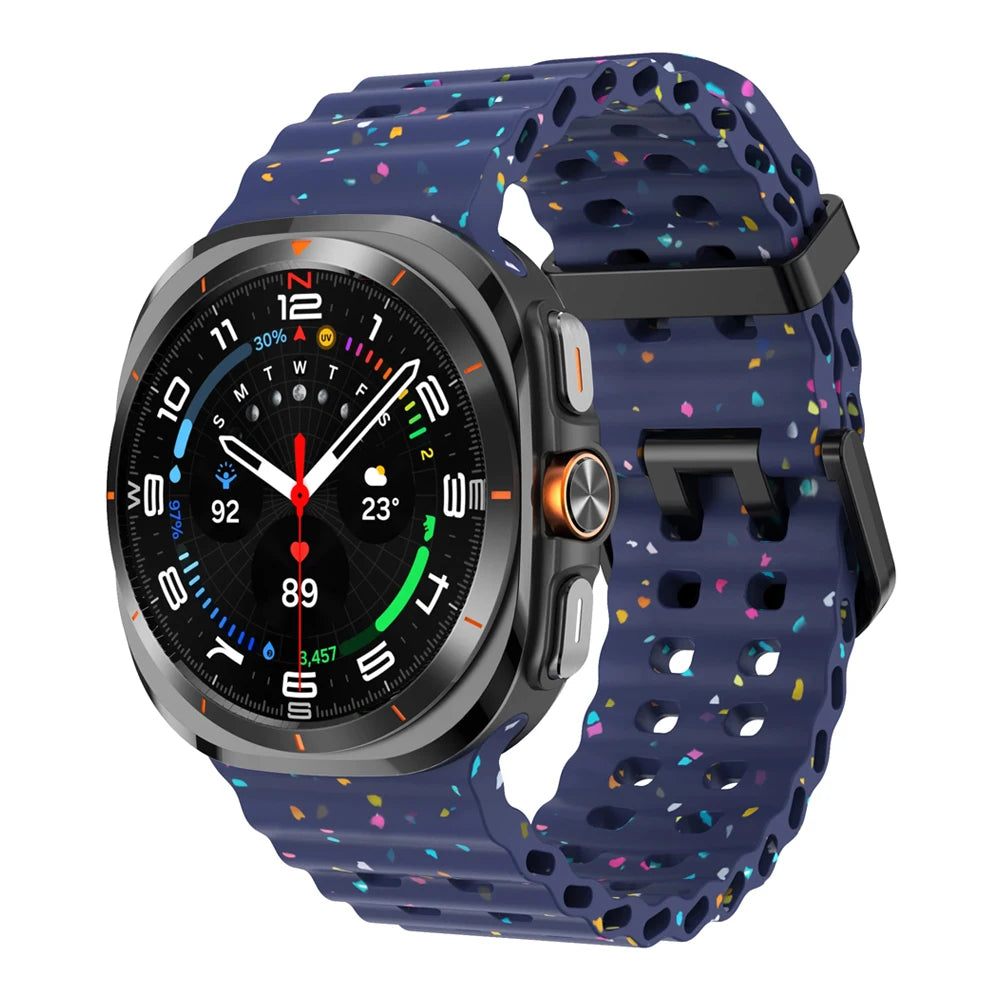 Quick-Release Water-Resistant Sport Watch Bands for Samsung Galaxy Watch Ultra