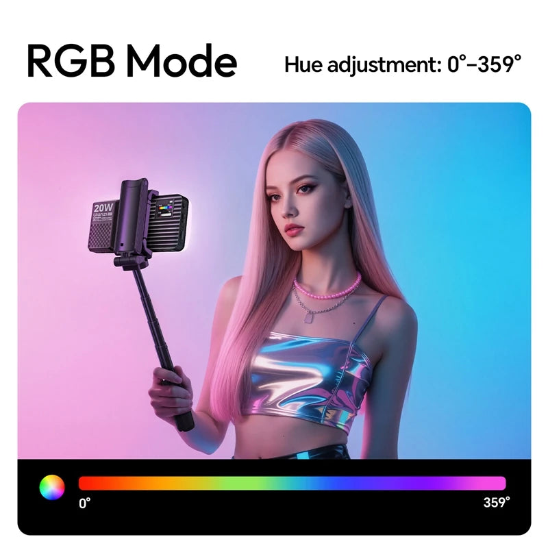 Ulanzi K20RGB 20W RGB Panel Light