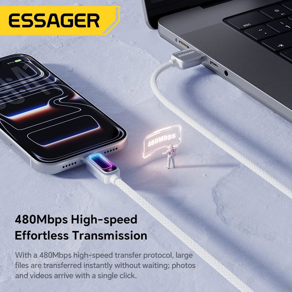 Essager 100W USB-C Fast Charging Cable