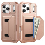 Shockproof Leather Phone Case with Card Storage for iPhone 17 Series