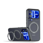 Shockproof Matte Case with 360° Rotating Magnetic Ring Stand for Xiaomi 18 Series