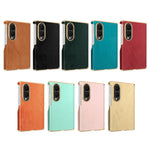 Luxury Velvet Texture Leather Protective Case for Samsung Galaxy Z Fold 8