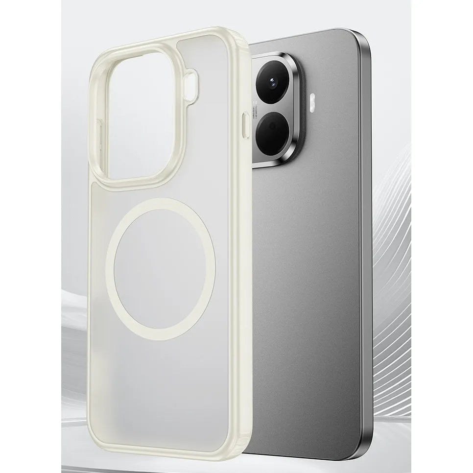 Matte Translucent Shockproof Magnetic Case for Xiaomi 15T / 15T Pro