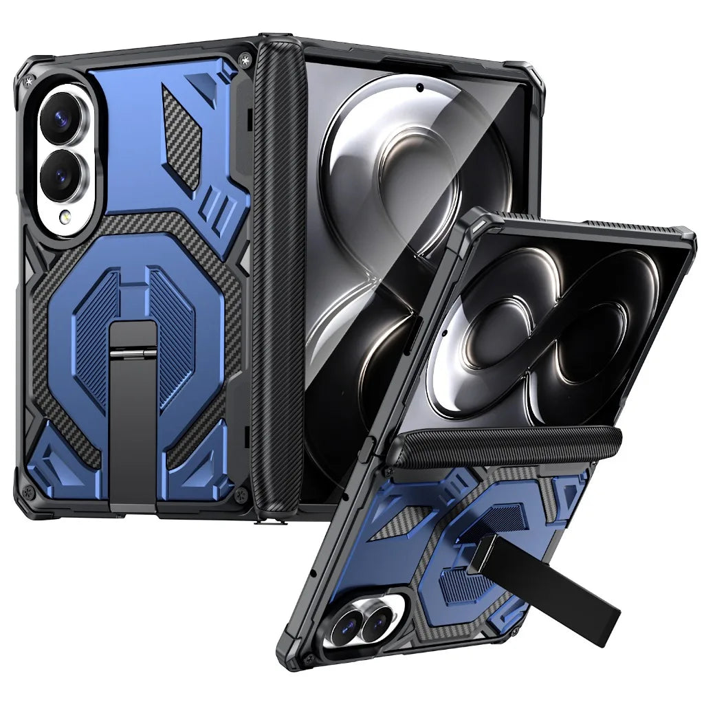Heavy-Duty Magnetic Case with Kickstand for Samsung Galaxy Z Fold 8