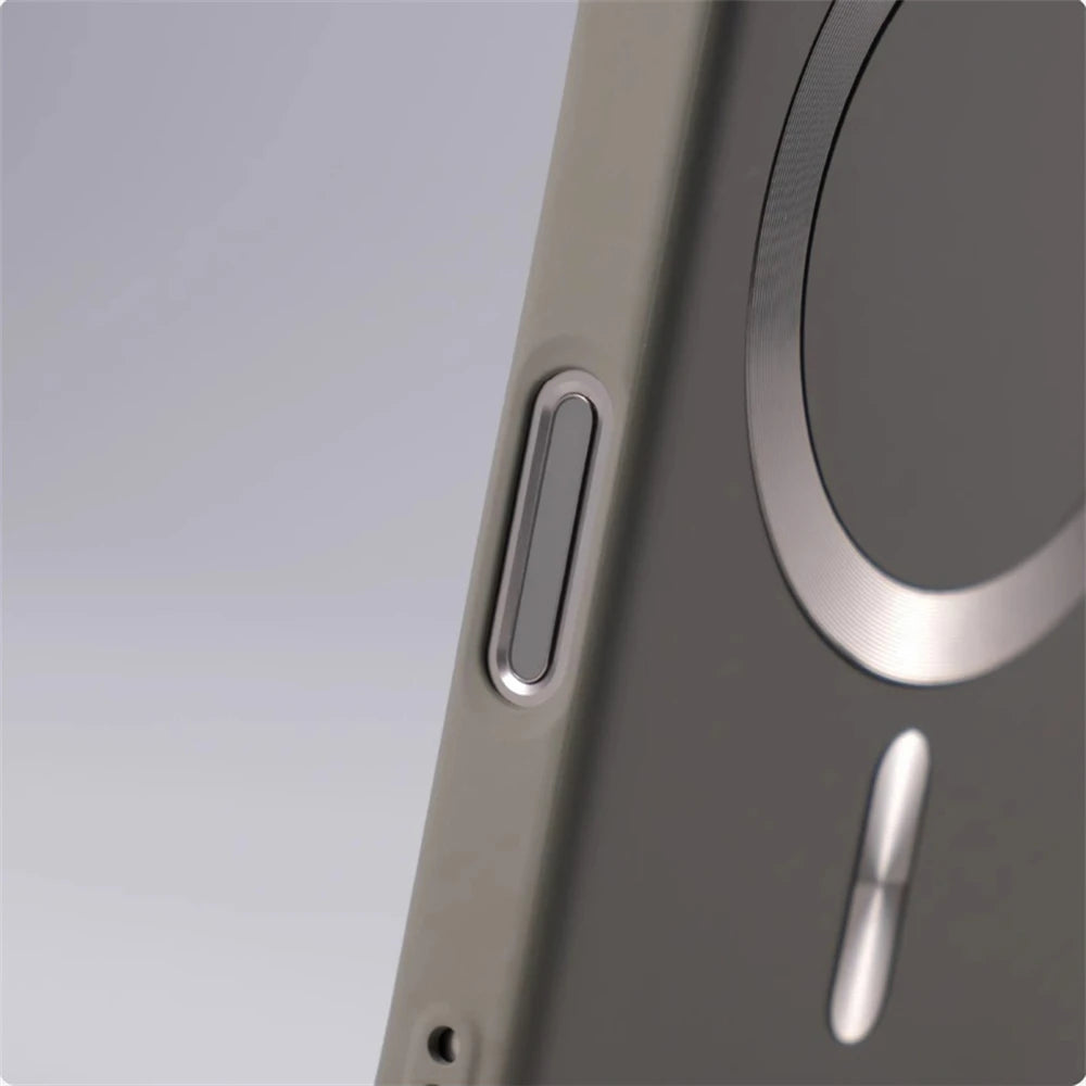 iPhone 16 Series Luxury Slim MagSafe Case with Alloy Lens Protector