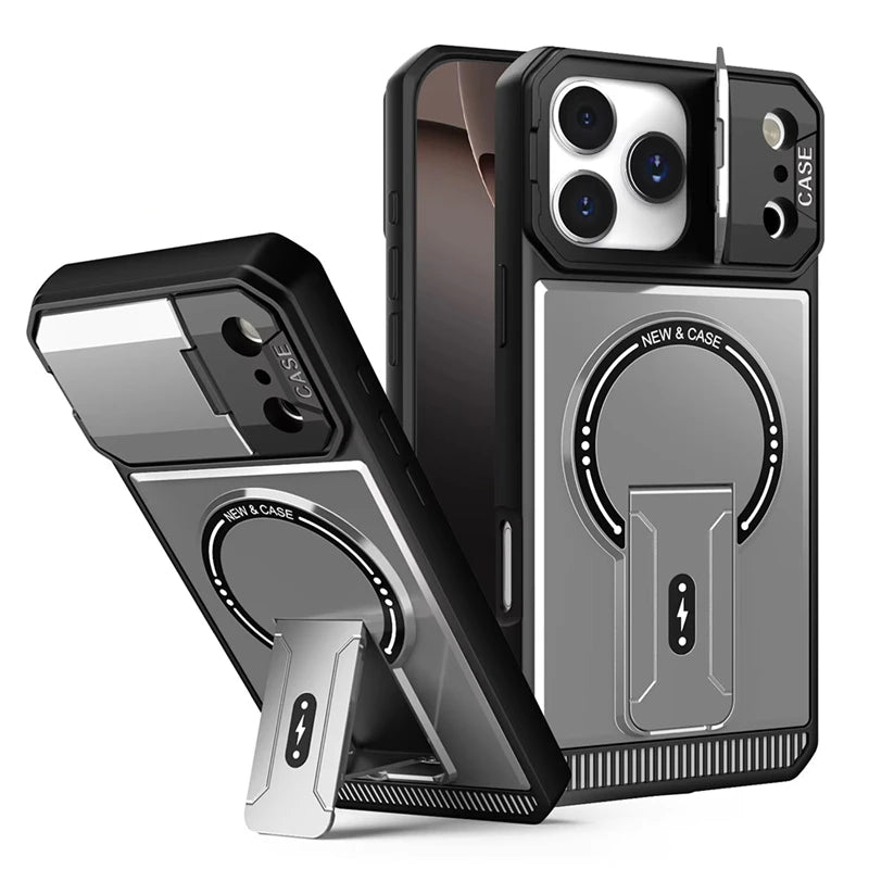 Military Grade MagSafe Case for iPhone 17 Series with Camera Lens Cover