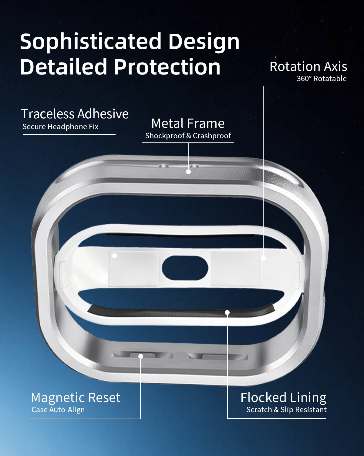 AirPods Pro 3 Fingertip Spinner Protective Case