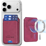 Magnetic Leather Stand Card Holder for iPhone