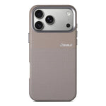Textured PU Leather MagSafe Case with Raised Camera Ring for iPhone 18 Series