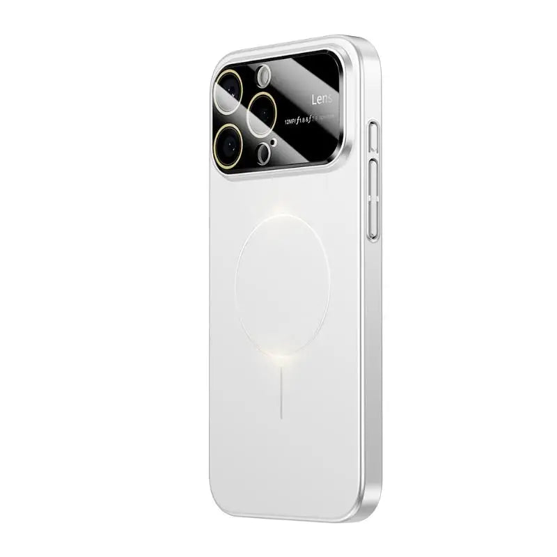 Hard Shell MagSafe Case with Lens Film Window for iPhone 16 Series