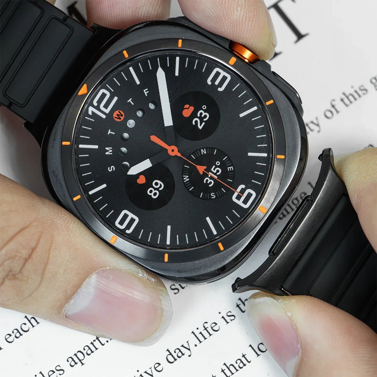 Silicone Magnetic Strap for Samsung Galaxy Watch Ultra