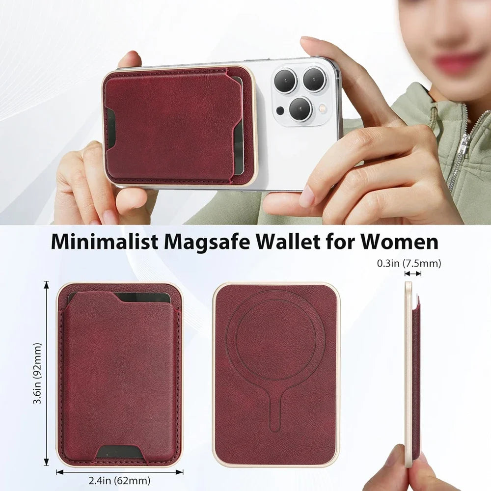 3-in-1 Detachable MagSafe Wallet Leather Case for iPhone 15 Series