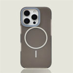 Translucent Frosted Liquid Silicone MagSafe Case for iPhone 16 Series