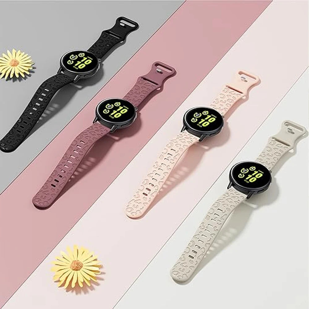 Engraved Silicone Strap for Samsung Galaxy Watch 7