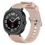 Stripe Textured Silicone Wristband for Samsung Galaxy Watch Ultra and Samsung Galaxy Watch Ultra (2025)