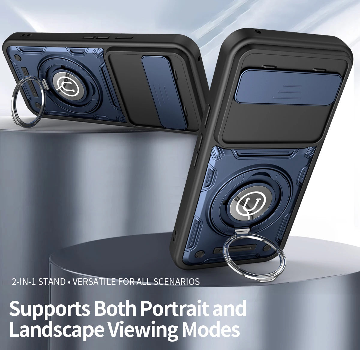 360° Rotating Metal Ring Holder Case for Google Pixel 10 Pro XL