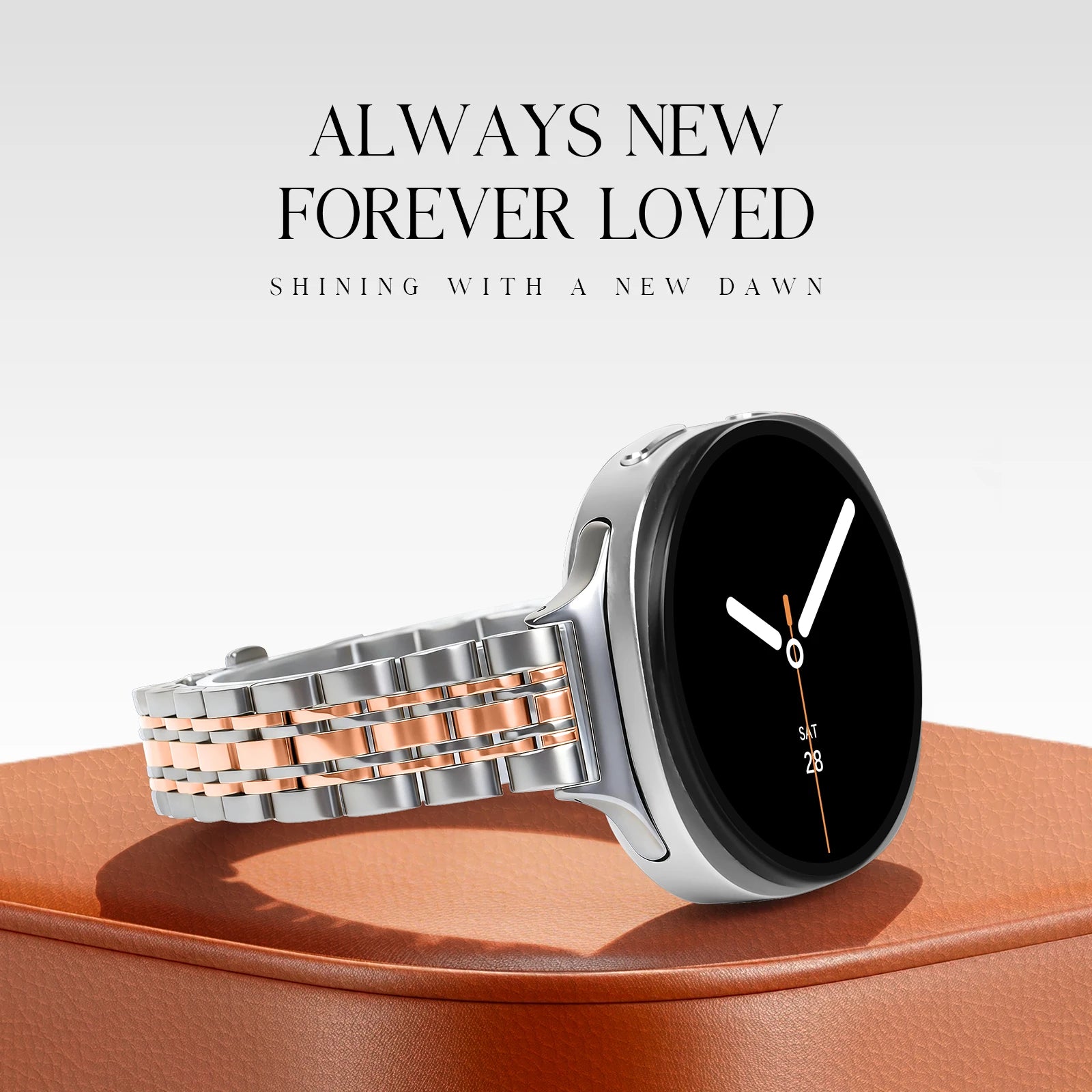 Slim Stainless Steel Metal Band for Samsung Galaxy Watch 8 & Galaxy Watch 8 Classic