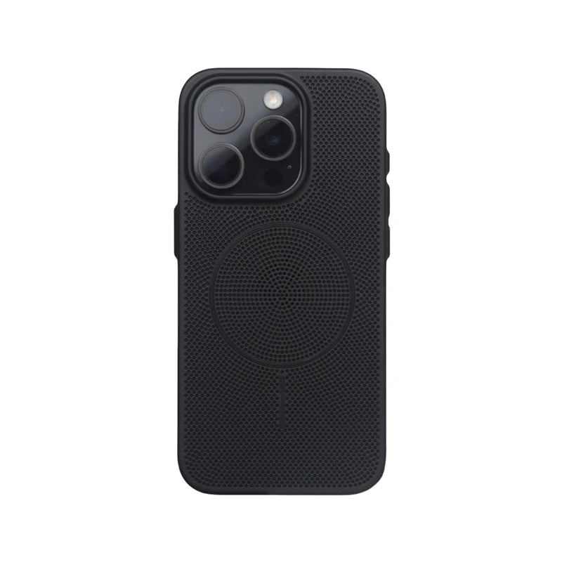 Ultrathin Grid Mesh Cooling Hard PC MagSafe Case for iPhone 15 Series