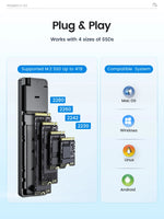 ORICO Tool-Free M.2 NVMe SSD External Enclosure