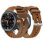 Diamond Quilted Pin-and-Buckle Watch Strap with Metal Fastener for Samsung Galaxy Watch 9