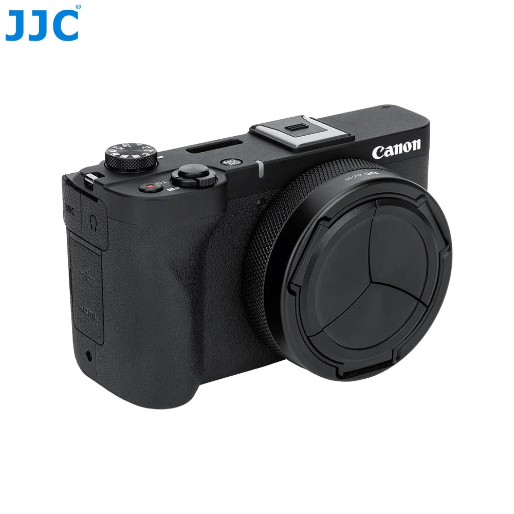JJC Rotating Auto Lens Cap for Canon PowerShot V1
