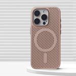 Honeycomb Grid Mesh Cooling Case with MagSafe for iPhone 15 Series
