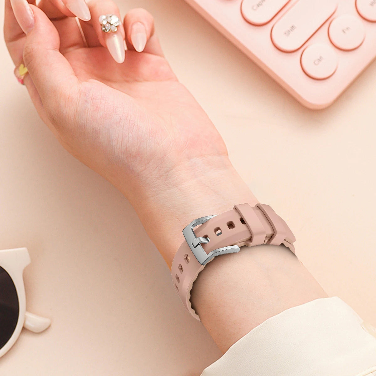 Silicone Sports Strap for Apple Watch – Durable Comfort for Active Lifestyles