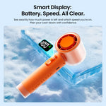 Vention Foldable Handheld Fan with LED Display and Lanyard