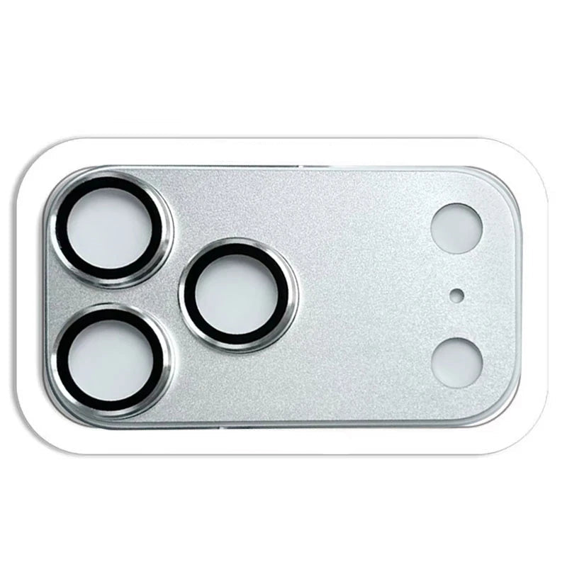 iPhone 17 Series Camera Lens Metal Cover with Protective Glass