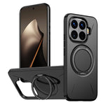 Heavy-Duty TPU and Hard PC Case with Ring Holder for Xiaomi 15T / 15T Pro