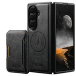 Luxury 2-in-1 Magnetic Leather Wallet Case with Card Slot for Galaxy Z Fold 7