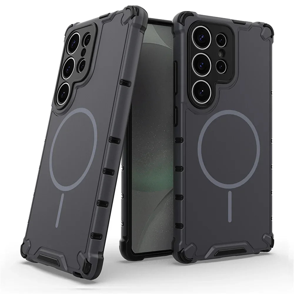 Anti-Slip Bumper Armor Magnetic Protective Case for Samsung Galaxy S26 Series