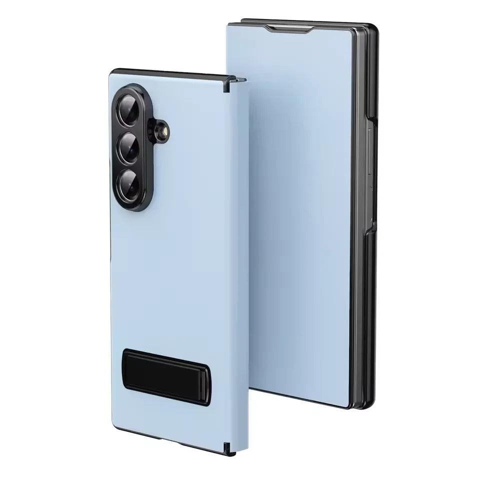 Samsung Galaxy Z Fold 7 Shockproof Leather Case with Magnetic Flip Cover