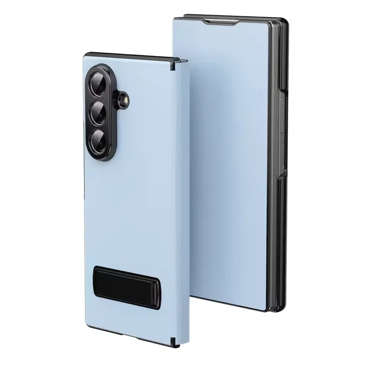 Samsung Galaxy Z Fold 6 Shockproof Leather Case with Magnetic Flip Cover