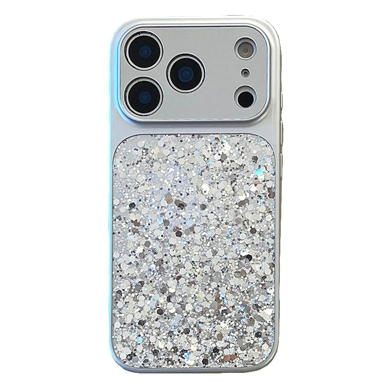 Shiny Glitter Shock-Resistant Phone Case for iPhone 17 Series