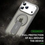 Anti-Glare Frosted MagSafe Protective Case with Kickstand for iPhone 17 Series