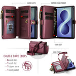Leather Crossbody Wallet Case with Shoulder Strap for Samsung Galaxy Z Fold 8
