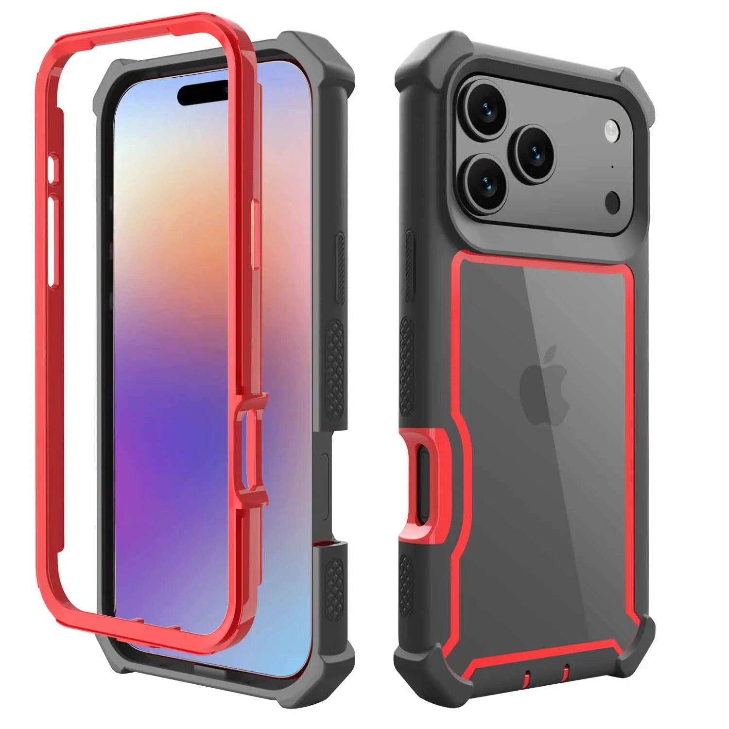 Durable Transparent Hybrid Case for iPhone 17 Series
