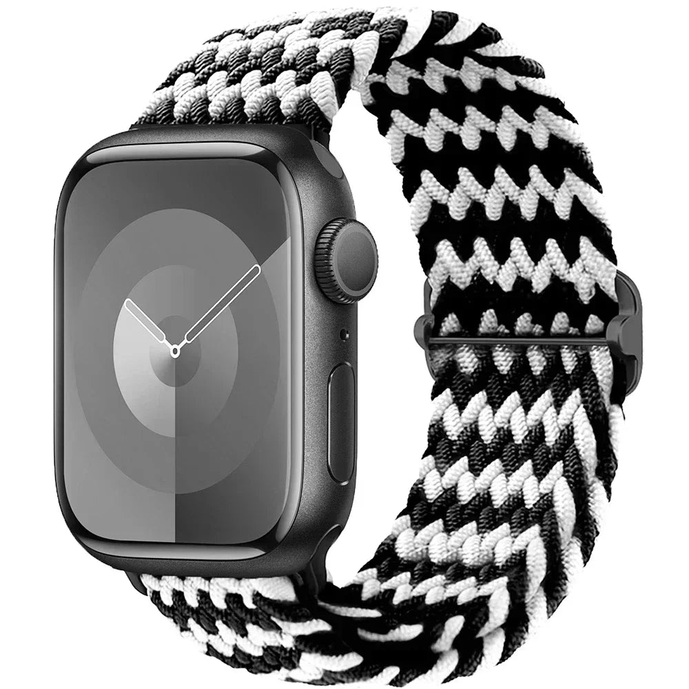 Stretchable Braided Loop Band for Apple Watch